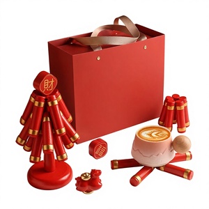 Mantel Individual Creativo con Forma de Petardo Chino <span class=keywords><strong>del</strong></span> Año <span class=keywords><strong>del</strong></span> Caballo, Aislante <span class=keywords><strong>del</strong></span> Calor, Decoración de <span class=keywords><strong>Cocina</strong></span>, Regalo Festivo de Año Nuevo - Product Image 1