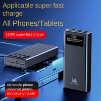 Hochkapazitäts-Powerbank 20000mA mit Selbstladefunktion, Zweiwege-Schnellladung, LED-Anzeige, 2-in-1 Mobiltelefon-Akku mit Typ-C/Micro-Anschluss