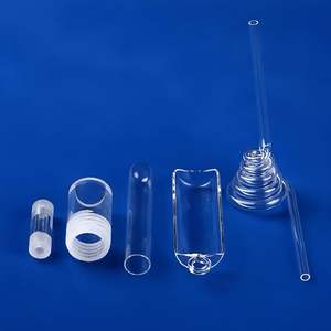 Personalizado Limpar Quartz <span class=keywords><strong>Tube</strong></span> Hot Trabalho resistente ao calor Quartz <span class=keywords><strong>Glass</strong></span> Pipe com Bending & Cutting Processing Services - Product Image 2