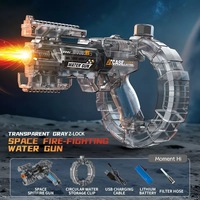 Pistolet à eau électrique lumineux « Fire-Glow Little Ice-Mouse » – Best-seller transfrontalier – Design souris de glace miniature – Aspiration automatique et recul