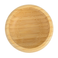 Bols en bois de bambou écologiques personnalisés pour les tout-petits et les enfants, technique de polissage de petite taille pour servir des aliments chauds/froids