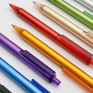 KACO TUBE ปากกาหมึกเจลสีขาวแบบหดได้0.5มม. จุดเล็กหมึกสีดำ
