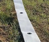 Tuyau d'arrosage flexible en PE plat pré-percé durable Lvzhou, modèle O1