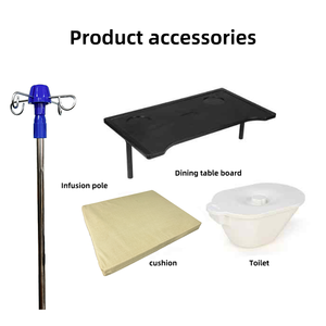 Perlengkapan terapi rehabilitasi kursi Transfer pasien hidrolik, kursi angkat pasien dapat disesuaikan, kursi Transfer untuk rumah - Product Image 4