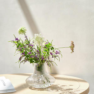 Vase en verre transparent <span class=keywords><strong>de</strong></span> style britannique, tendance sur internet, pour plantes vertes, hydroponie, arrangement floral, <span class=keywords><strong>salon</strong></span>, table à manger - Product Image 2