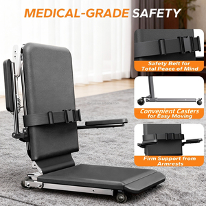 Chaise élévatrice électrique réglable en hauteur pour le transfert au sol des patients, chaise de levage au sol à batterie pour personnes âgées et handicapées à domicile - Product Image 2
