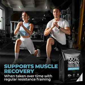 WELLBODYピュアオーガニックホエイプロテインパウダー大人用女性用ジム体重増加ビルドマッスルサプリメント - Product Image 4