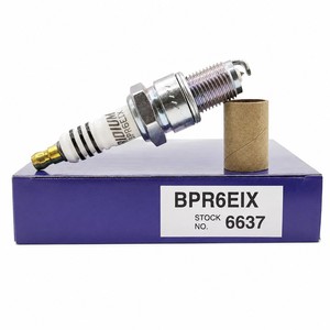 Bougie d'allumage BPR6EIX 6637 Iridium en gros pour Audi Honda Kia Land Rover Mitsubishi Mazda Nissan Porsche Suzuki Subaru Volkswagen - Product Image 1
