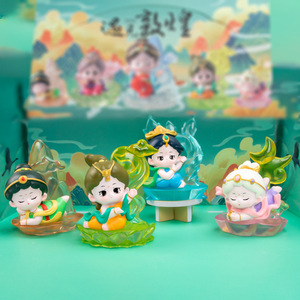 Yu Mo Dunhuang Caja Sorpresa Figura de Resina Modelo Decorativo de Escritorio Juguete Coleccionable de Desempaque Sorpresa - Product Image 2
