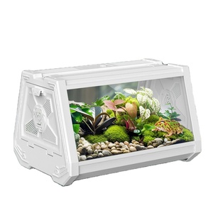 Taşınabilir klasik dikdörtgen küçük Pet kutu kafes plastik çevre dostu dayanıklı sürüngen izleme tankı - Product Image 1