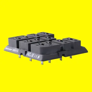 Shenler SEB11-P Hot product industry PA66 universal PCB hybrid socket power module 5-24 14 pin vdc relay produttore ad alta potenza