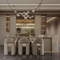Service de design d'intérieur clé en main pour villa de luxe, rendu 3D personnalisé, planification CAO, rénovation complète de l'espace pour résidence