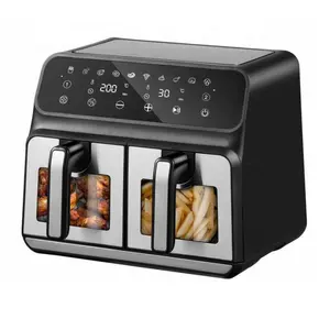 Entrega de fábrica 10L Smart Air Fryer 1800W Touch Screen Torradeira Forno Antiaderente Forno De Ar Quente