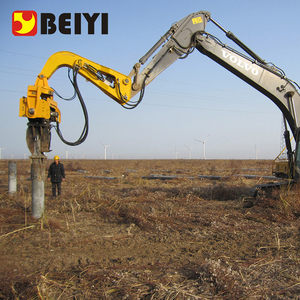 Martello Vibrante Idraulico per Escavatore 18-65T, Accessorio per Macchina Battipalo - Product Image 2