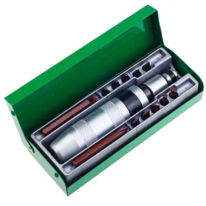 Juego de 13 Uds. Extractor de tornillos dañados oxidados, destornillador de martillo con adaptador de enchufe hexagonal de puntas S2 - Product Image 1