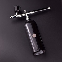 Kit d'aérographe ABS professionnel à double action avec mini compresseur rechargeable pour la peinture d'art d'ongle
