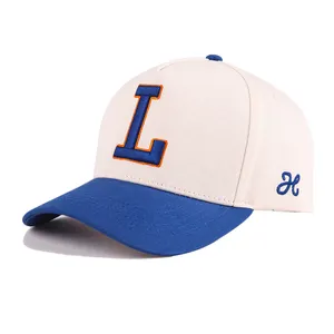 Bonés de beisebol esportivos com logotipo bordado personalizado, chapéus ajustados para homens