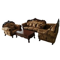 Nouveau produit chaud canapé en tissu européen 123 ensemble salon en forme de U combinaison tissu meubles canapé