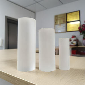 Piedra en Bruto de Corindón Blanco Sintético en Forma de Columna, Zafiro Creado en Laboratorio, Materia Prima para Piedras Preciosas, Cuentas Sueltas - Product Image 1