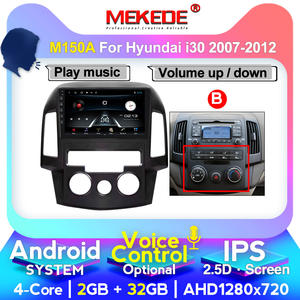 Mekede M Android Control de voz IPS 2.5D pantalla de <span class=keywords><strong>Video</strong></span> del coche para <span class=keywords><strong>Hyundai</strong></span> <span class=keywords><strong>I30</strong></span> 2007-2012 2 + 32GB GPS BT <span class=keywords><strong>Video</strong></span> SWC de Audio - Product Image 6