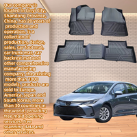 Convient pour 2022 + TOYOTA COROLLA CROSS avec tapis de voiture de protection tous temps