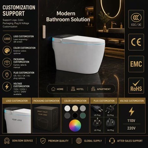 Nuovo Stile WC Intelligente per Casa con Sensore Automatico di Apertura e Chiusura, Scarico Automatico e Sedile Riscaldato - Product Image 3