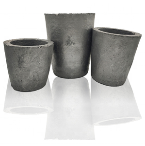 Petit <span class=keywords><strong>creuset</strong></span> de fusion carré en graphite de 50 kg pour la fusion du cuivre, pour la fonderie industrielle et la fusion de métaux, en argile de fer, en vente - Product Image 3