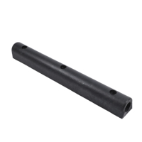 Pare-battage de bateau robuste en caoutchouc vierge 100% noir, longueur 90 cm, épaisseur 10 cm, pour protection