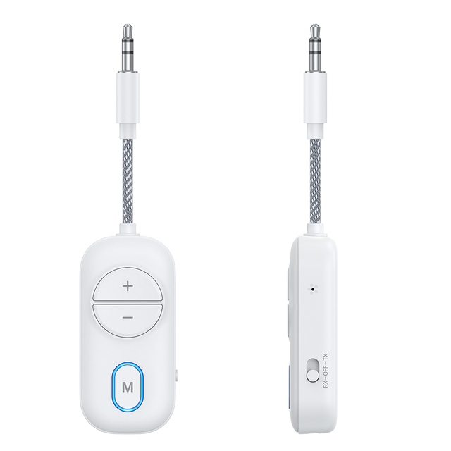 2-in-1 for Audio Transceiver Adapter 3.5mm Connection with Large Capacity Battery , Long Playtime for Airplane Car and Home Use