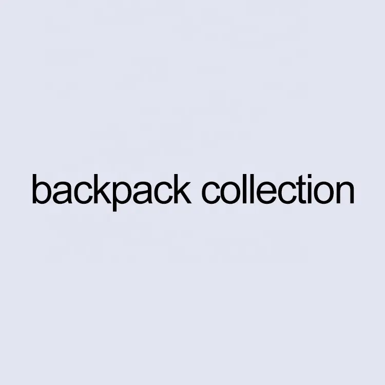 Backpack collection