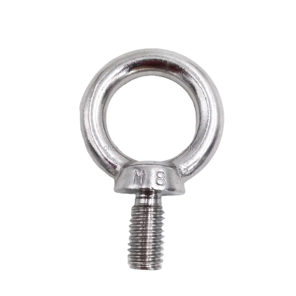 OEM Bolt and Nut DIN580 Lifting Eye Bolt Stainless Steel AISI304/316 Eye Bolt M6 M8 M10 M12