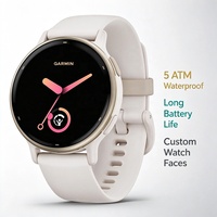 Vivoactive 5 GPS Fitness Smartwatch, Layar AMOLED, Daya Tahan Baterai 11-30 Hari, Pelacak Kesehatan Tahan Air 5ATM