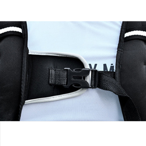 سترة مرجحة مملوءة بالرمال الأكثر مبيعاً نيوبرين أسود شعار مخصص للرجال مقاس نيوبرين مع رمال فولاذية ، نيوبرين 10k - Product Image 6