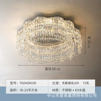 Lustre LED en cristal doré, petit, suspendu, hauteur réglable, moderne, de luxe, pour villa, chambre, salon, suspension, base E26, hôtel