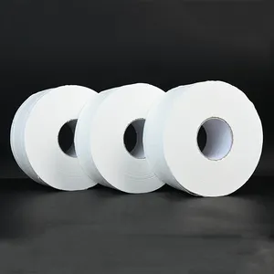 Пользовательские дешевые белые мини-Джамбо рулон туалетной бумаги 250 м 2 слоя 140 м оптом Джамбо рулон туалетной бумаги