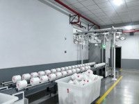 Benang Jahit Kerucut Putih Mentah 100% Poliester Multi-lapis Berkualitas Tinggi Langsung dari Pabrik