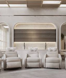 Poltrona Lavatesta Elettrica Professionale per Salone, Sedia Lavaggio <span class=keywords><strong>Capelli</strong></span>, Poltrona per Parrucchieri - Product Image 3