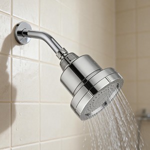 מסנן מקלחת פלסטי בעל יעילות גבוהה עם KDF 55, פחם פעיל, מעכב אבנית חומצות אמינו, לחץ גבוה, 10 שלבים, ספא - Product Image 1