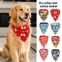 Kalung Hewan Peliharaan Bandana Segitiga Desain Tradisional Terinspirasi Cina yang Chic Pola Kotak-kotak yang Dapat Dibalik Gesper yang Dapat Disesuaikan