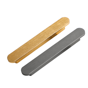 Modern Aluminum Polished Long Handles Cabinet <strong>Door</strong> Pull <strong>Knob</strong> for Wardrobe Cupboard Dresser - Product Image 6