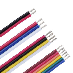 Ul1007 Ul1571 Aangepaste 24awg 26awg 28awg Plat Lint Kabel Pvc Isolatie Massief <span class=keywords><strong>2</strong></span>/3/4/5/6/7/8 Pin Rgb Licht Bar Strip Draad - Product Image 1
