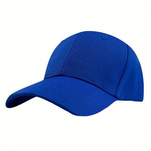 Gorra de Béisbol de Color Sólido con Logotipo Bordado Personalizado, Gorra Deportiva para Exteriores, Protección Solar, 100% Poliéster - Product Image 5