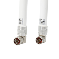 Station de base omnidirectionnelle 220 mm, intégration de système sans fil 2,4 G/5G, antenne Wifi 51 dBi, connecteur à angle droit IP67