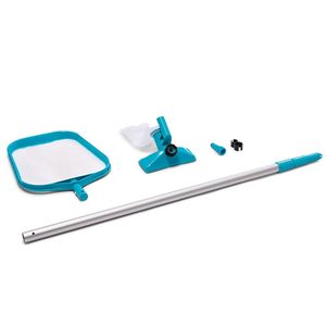 Pool Bottom Cleaning Kit With <b>Net</b> Telescopic Pole And Suction Head For Pool Maintenance - Product Image 1