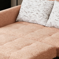 Sofa Bed Kain Lipat Tarik yang Dapat Disesuaikan, Furnitur Apartemen, Sofa Tidur untuk Penggunaan Sekolah & Hotel, Kursi Tunggal Luar Ruangan