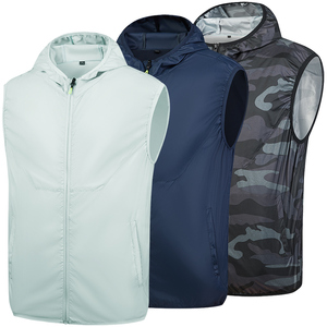 NUOVO Abbigliamento Refrigerante <span class=keywords><strong>con</strong></span> Ventilazione e Condizionamento d'Aria, <span class=keywords><strong>Gilet</strong></span> Rinfrescante da Lavoro Resistente al Calore per Uomo, <span class=keywords><strong>con</strong></span> 2 Ventole - Product Image 1
