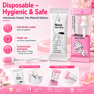 Bâtonnets applicateurs de cire nasale jetables colorés professionnels à usage unique, <span class=keywords><strong>prix</strong></span> d'usine, pour hommes et femmes, pour le canal nasal, l'oreille et le dessus des lèvres - Product Image 4
