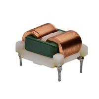 Bobine de suppression de mode commun horizontale à profil bas avec noyau EE, filtre EMI pour alimentation électrique et adaptateur secteur à profil mince et à hauteur limitée