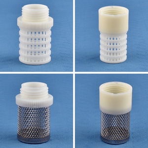 Filtro de acero inoxidable con cubierta de malla cilíndrica, filtro de líquido con rosca externa, 1 unidad, forma de orificio de diamante - Product Image 4