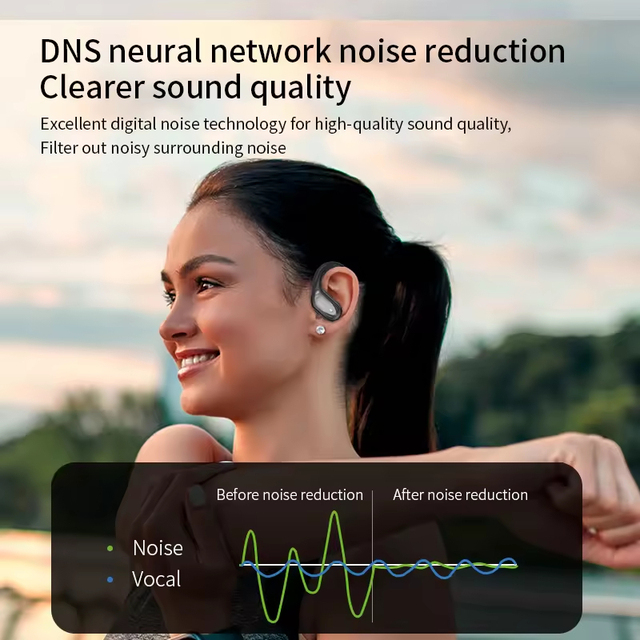 AI Sound Effect Adjustment Immersive Surround Earphones Custom Prompt Tones True Noise Cancellation Zero Sound Leakage IP67